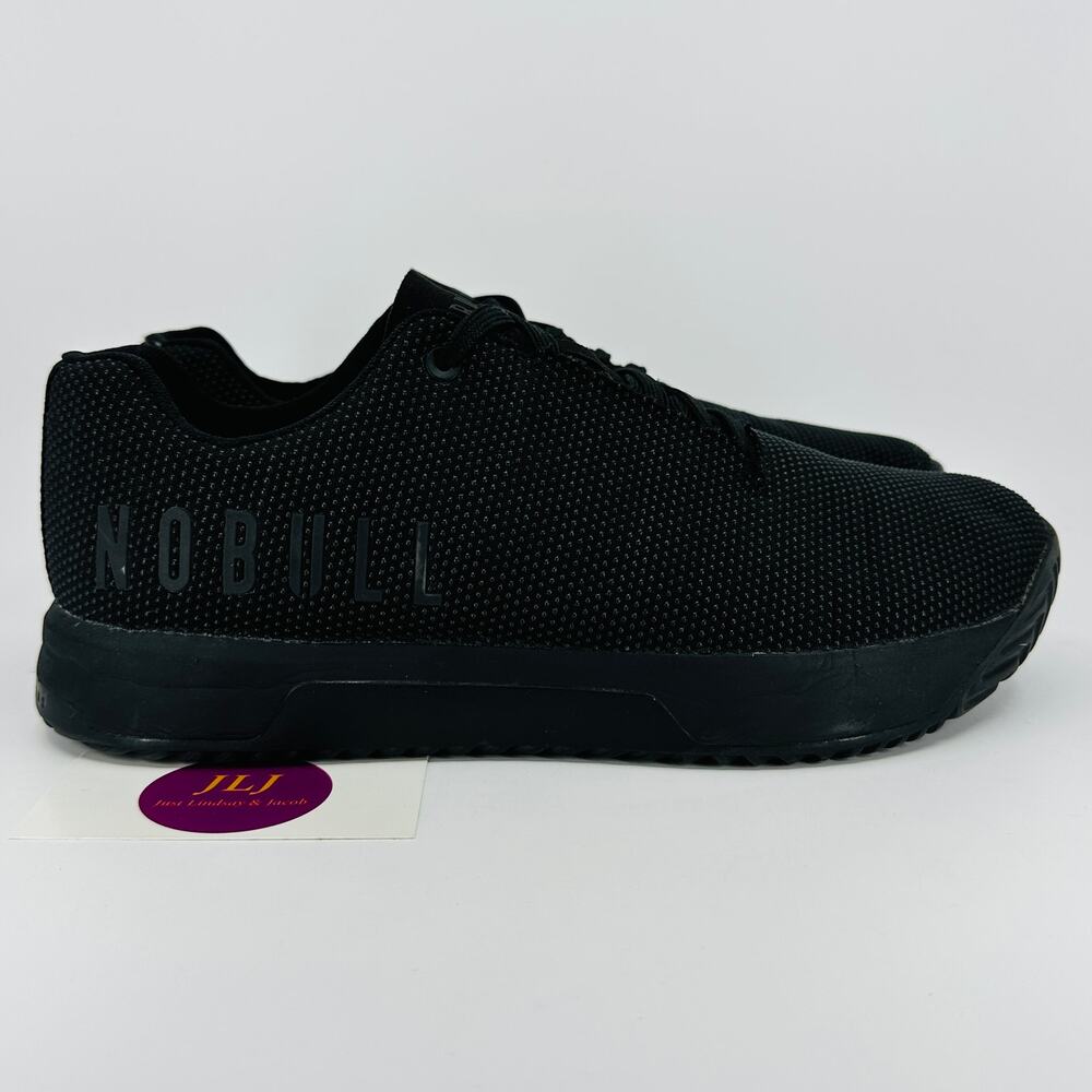 NOBULL Men's Outwork Edge Max Support Strength Training Shoes Black Size 10